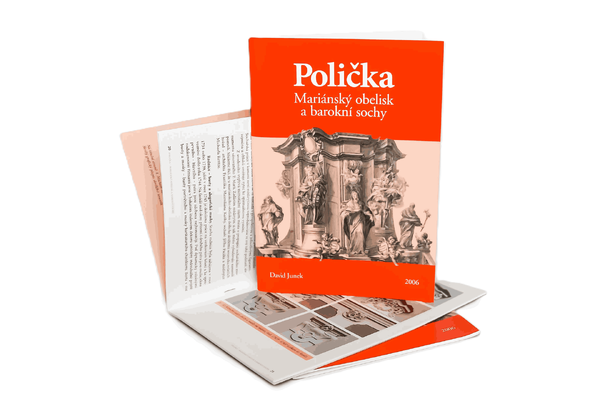 Polička – Mariánský obelisk a barokní sochy