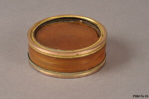 Dóza kruhová- tabatěrka