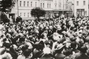 Oslavy 1. máje 1938 v Poličce